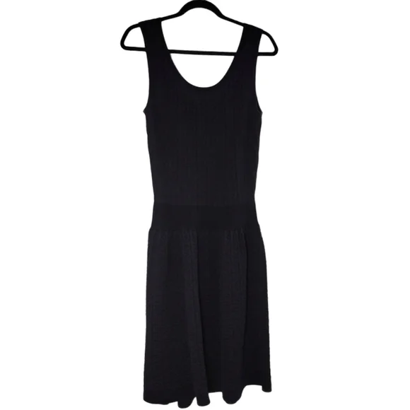 ❗️SALE ❗️Sandro Paris Black Knit Sleeveless Sweater Dress Size 3 - Picture 9 of 10